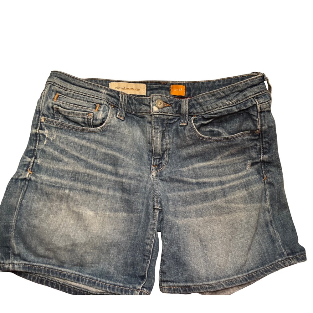 Pilcro and the Letterpress Classic Blue Jean Shorts